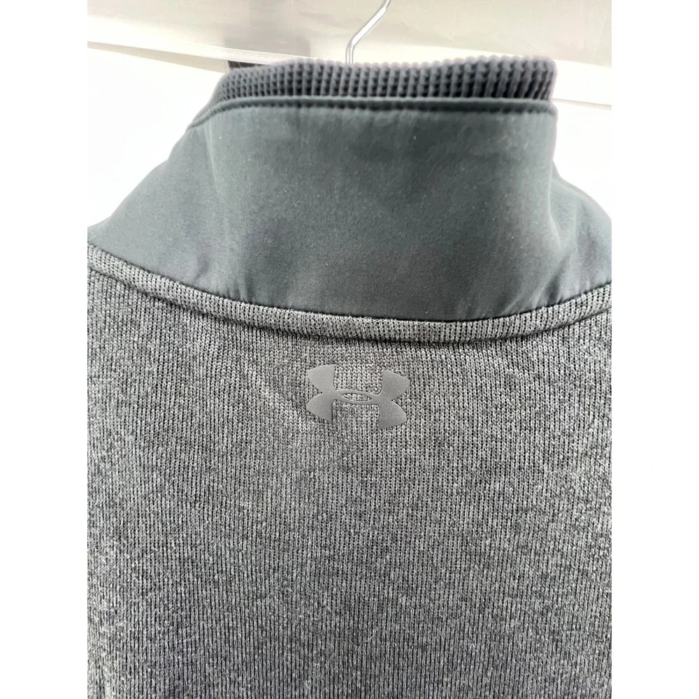Under Armour Golf ColdGear Men's XXL Long Sleeve Quarter Zip‎ Pullover Gray